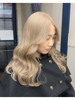 ニコ トウキョウ 渋谷(nico TOKYO)&nbsp;ブロンドベージュ/ダブルカラー/ケアブリーチ/ハイトーン