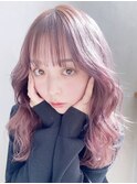 ロング顔周りレイヤーくびれヘア美髪_ba503741