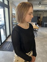 ナンバー(number+)&nbsp;透明感カラー★ハイライトミルクティーベージュ