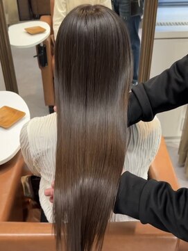 ソワンドゥブレスシエン 堀江店(soin de brace CIEN) メルティカラーフェミニンロング似合わせカット美髪ブリーチなし