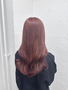 プライズ 表参道原宿店(prize) ピンクカラーダブルカラー暖色系カラー原宿表参道