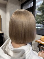 ビスイル 秋葉原店(Vis ill) 大人美人艶カラーベージュ小顔カット透明感レイヤーロング