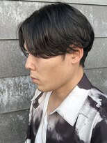 ヒュイル バイ ニアウ(Hwyl by Niau) メンズマッシュセンターパートスパイラルパーマニュアンスパーマ