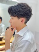 【Zina】メンズ/韓国/センターパート/縮毛矯正/福岡/天神/大名