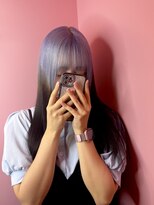 ダズリングディア(Dazzling Deer)&nbsp;ブルー／ロング／デザインカラー／レイヤーカット