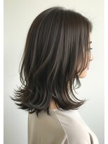 アントワープトーキョー(antwerp TOKYO)&nbsp;30代40代外ハネミディアムレイヤー髪質改善酸性ストレート