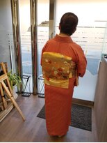 イング(ING)&nbsp;ショートボブのシニヨンアレンジ