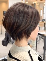 グランデュール 東静岡池田店(GRANDEUR)&nbsp;ショートボブ/韓国丸みショートカット脱白髪染め東静岡草薙