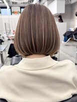 ジルブラン 横浜関内(JIL BLAN)&nbsp;ハイライト白髪染め白髪ぼかしショートボブレイヤー40代横浜関内