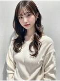 大人可愛い髪質改善カラーチョコレートブラウン透明感春カラー