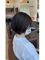 ロッカ(ROCCA)&nbsp;丸みショート×小顔見せ×艶カラー×名東区×守山区
