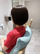 ドーズヘアー(DOUZE HAIR)&nbsp;大人可愛い◎丸みショートボブ×艶ブラウン