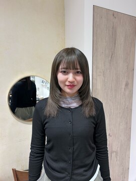 ビューバイネオリーブ 用賀店(Beau'r by neolive) ミルクティーブロンドデジタルパーマワンホンレイヤー［用賀］