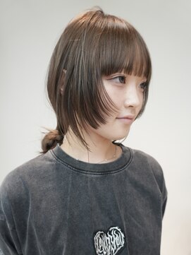 アンドスタイル(&style) 顔まわりカット　姫カット　透明感カラー　トリートメント
