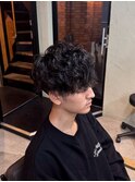 【山本智文】スパイラルパーマメンズマッシュ