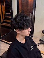 ロルド シェリ(Rold Cheri) 【山本智文】スパイラルパーマメンズマッシュ