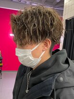 エルマーク 本山(L-MARK)&nbsp;メンズパーマ/ツイストスパイラル/サーフカール/men's/眉毛