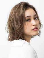 アッシュ 志木南口店(Ash)&nbsp;大人可愛いくびれボブ×透明感ベージュ  スタイル説明