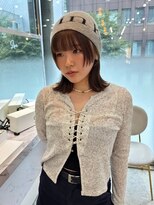 ジーナ 札幌大通(Zina) 髪質改善*切りっぱなしボブ*顔周りレイヤー*Zina札幌大通