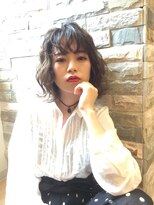 ヘアメイク アージュ 天神西通り店(HAIR MAKE age)&nbsp;【森田　詩織】ジューシーアッシュゆるふわボブ