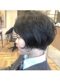 アクセントショートボブ