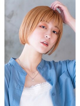 ケイト(kate) 【kate 】☆大宮 ハイトーンオレンジ×ミニボブ