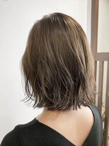 シェノン 梅田(CHAINON)&nbsp;前髪小顔カット×ラベンダーミルクティーカラー×くびれミディ