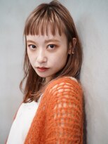 ルタ(LuTa by siesta&LiCO) LuTa☆吉祥寺 オン眉バング×オレンジベージュ