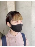 バング　アクセントカラー