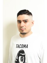 レンゲン(LENGEN)&nbsp;メンズかき上げニュアンスマッシュサイドパート韓国マッシュ