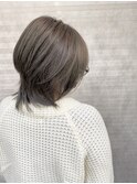 大人可愛い！ブリーチ1回！グレージュカラー！十条！