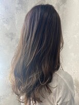 ハサミバイアトリエナガノ 千葉(8sami by atelier nagano)&nbsp;デザインカラー／レイヤーカット/ウエットヘア/オリーブベージュ
