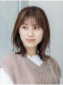 レイヤー/セミロングボブ髪質改善縮毛矯正白髪ぼかしショート