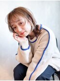くびれレイヤー_チェリーブラウンフェミニンロング_29026