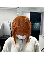 ジエクト カナウ(The Ect canow)&nbsp;オレンジボブ/オレンジベージュ/暖色カラー/ペールオレンジ