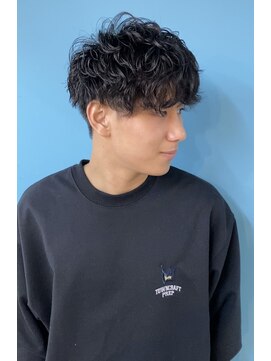 ロウ 町田(ROW) マッシュ×スパイラルパーマ