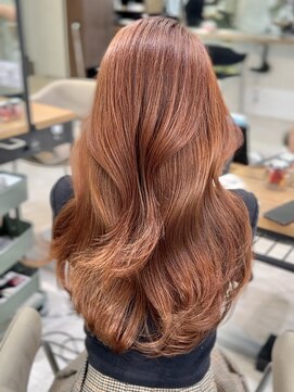 ビュー トウキョウ(VIEW TOKYO) オレンジベージュ レイヤースタイル