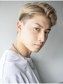メンズ/サイドパート/ブリーチ