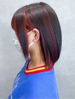 アイティーバイアルバム 北千住店(IT by ALBUM)&nbsp;ベビーピンクフレンチカジュアルレイヤーカット_ba454511