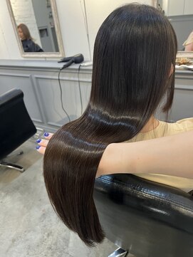 ラム(L'am) 艶髪/ケラチントリートメント/髪質改善/透明感カラー