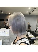 ホワイトシルバーボブ