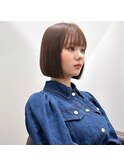 顎下2cm自然な丸みのあるボブ