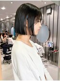 イメチェン/ホワイトブロンド/外ハネボブ/美髪/名古屋/名駅