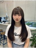 ヘーゼルベージュ/レイヤーカット/ブリーチなし/ダブルカラー