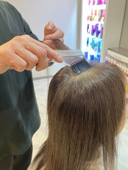 メゾンノーブルー(Maison No Blue)の写真/ファッションカラーだけではなく、白髪染めも幅広く対応いたします！暗い色から明るい白髪染めまでお任せ◎