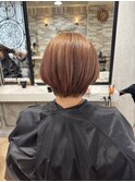 【CIEL×久光】ピンクベージュ×ショートボブ
