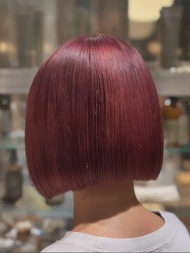 オーガニック リブ 川越(organic+live) 20代30代40代前下がりストレート小顔補正立体カット