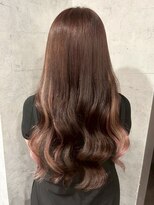 アフィナー(Afinar)&nbsp;【横浜/横浜駅】艶ロング×ラベンダーピンクのゆる巻き♪