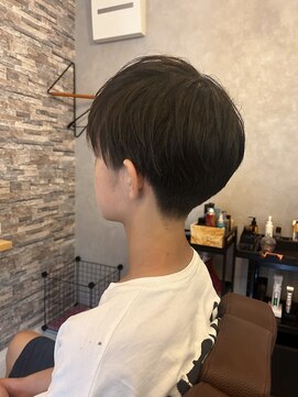 あずママの床屋さん 朝茶 ツーブロック