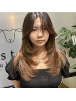 エストアール フクオカ 福岡博多店(est-r. Fukuoka)&nbsp;レイヤーカット/韓国ヘア/博多